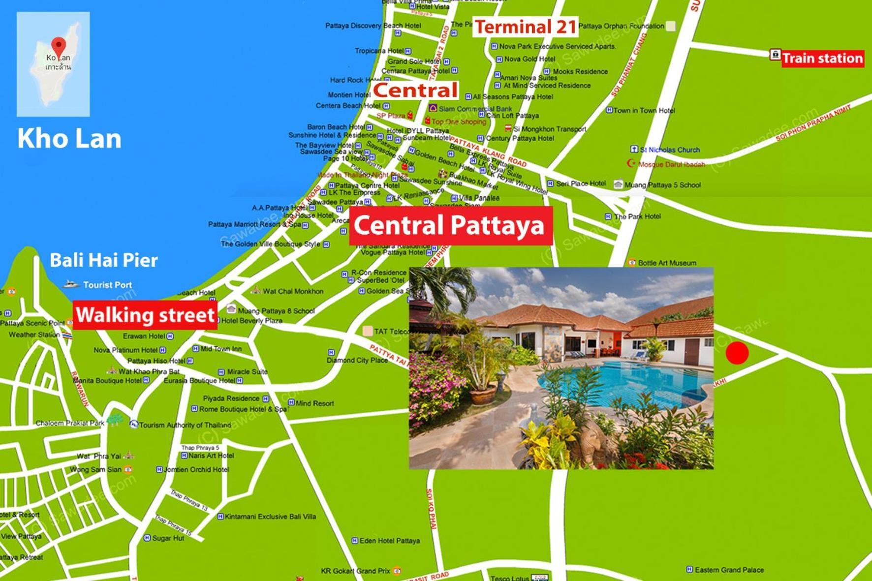 Pattaya Hill Close To Walking St And City Nong Prue Exterior foto